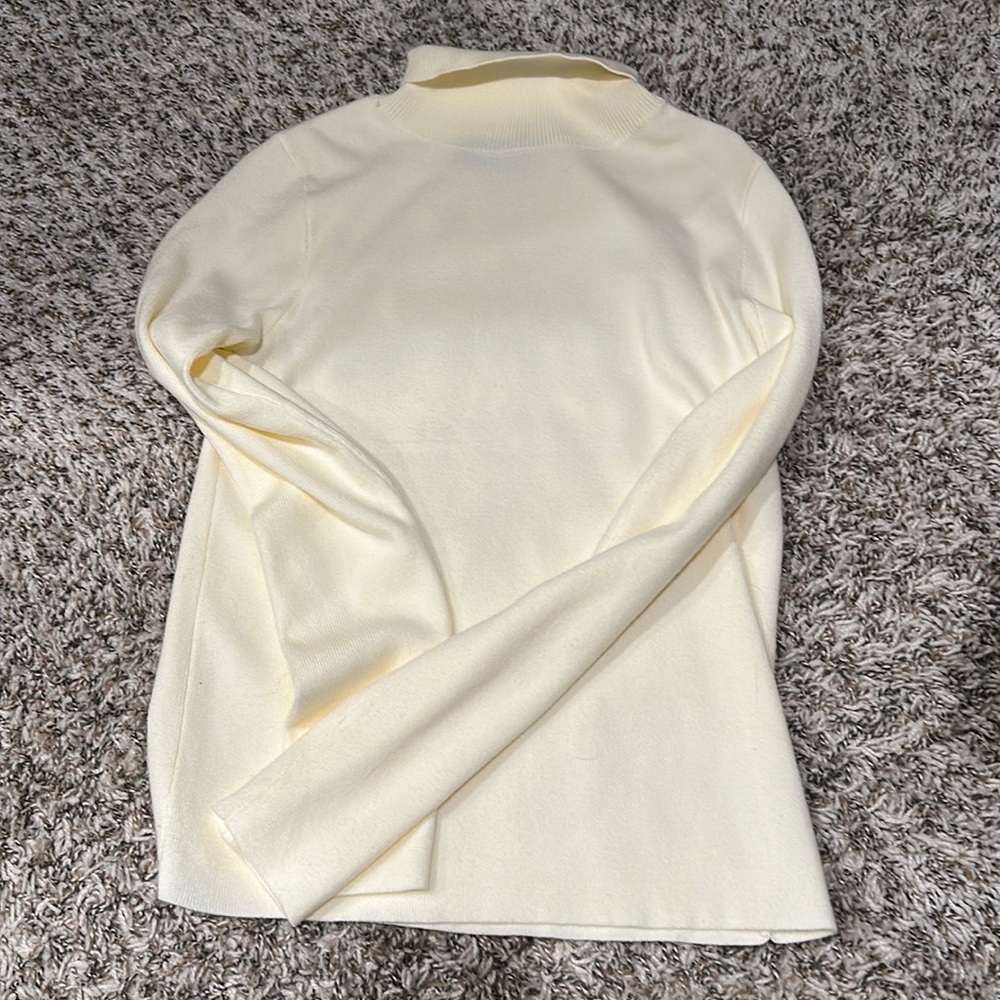 White turtleneck